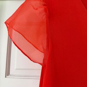 Adrianna Papell women’s red blouse